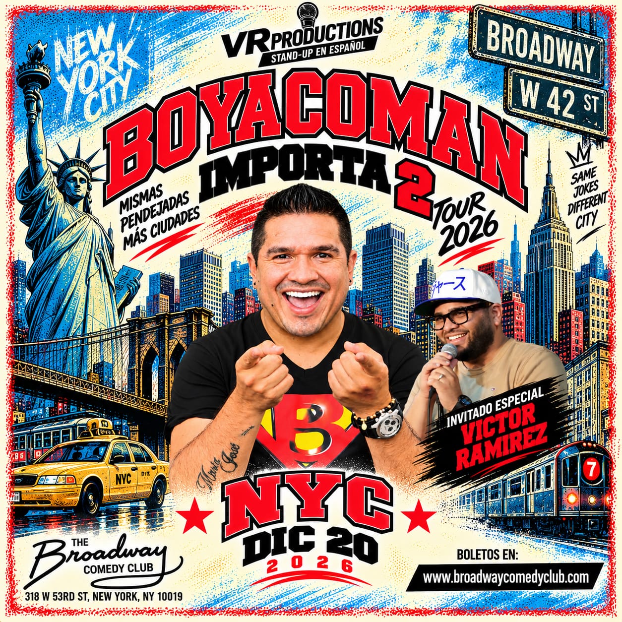 BOYACOMAN – IMPORTA2 TOUR 2026